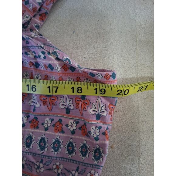 Knox Rose Dress Large Floral Bohemian Maxi Sleeveless Mix Print Festival Tiered - Picture 9 of 12